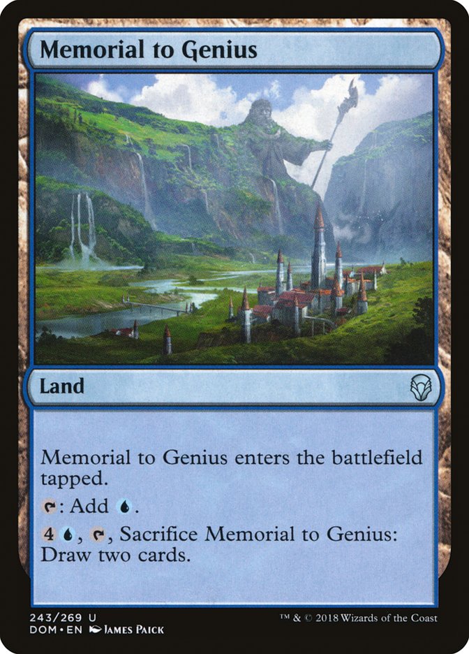 Memorial to Genius [Dominaria] | Good Games Morley