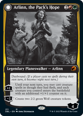 Arlinn, the Pack's Hope // Arlinn, the Moon's Fury [Innistrad: Double Feature] | Good Games Morley
