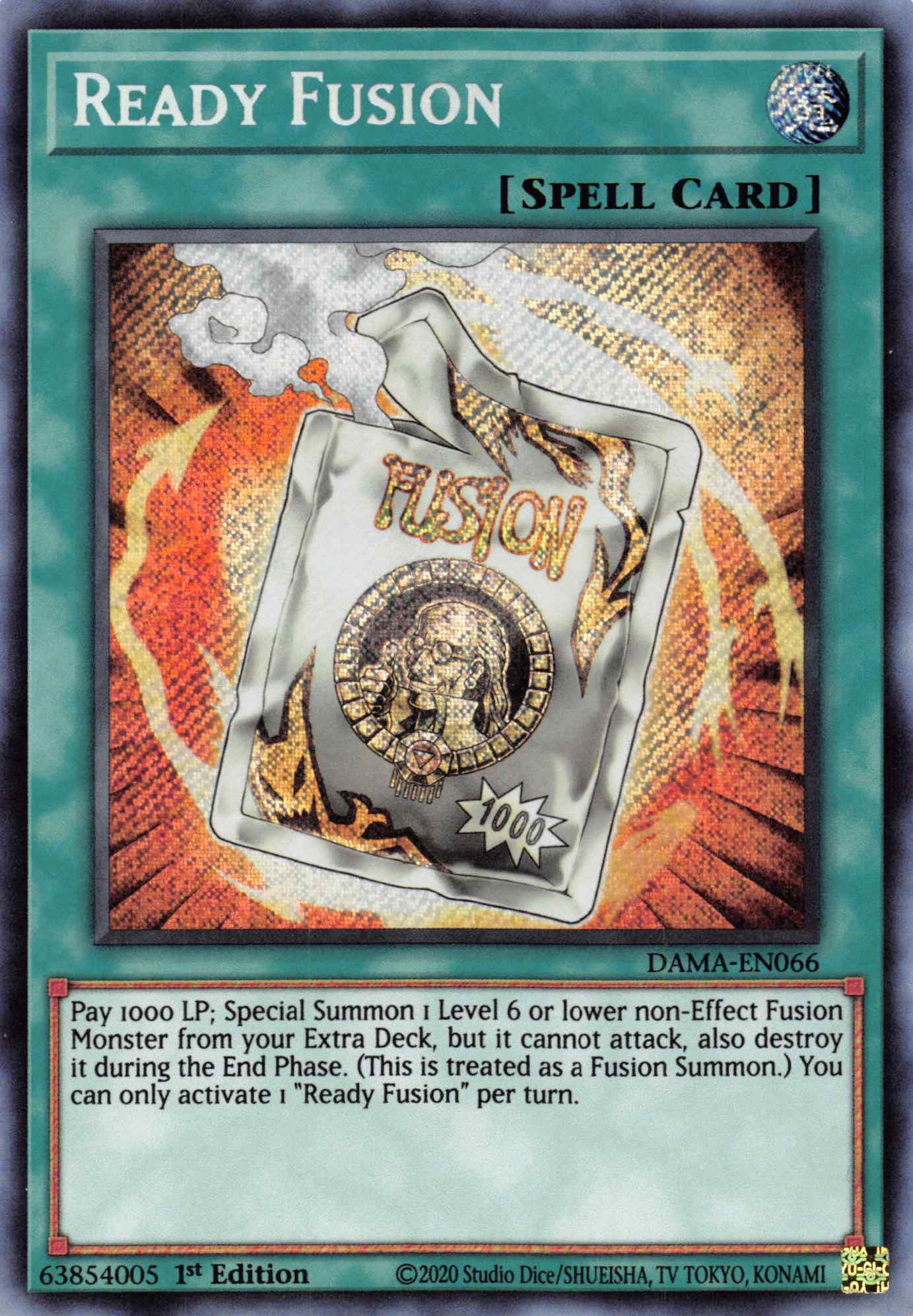 Ready Fusion [DAMA-EN066] Secret Rare | Good Games Morley