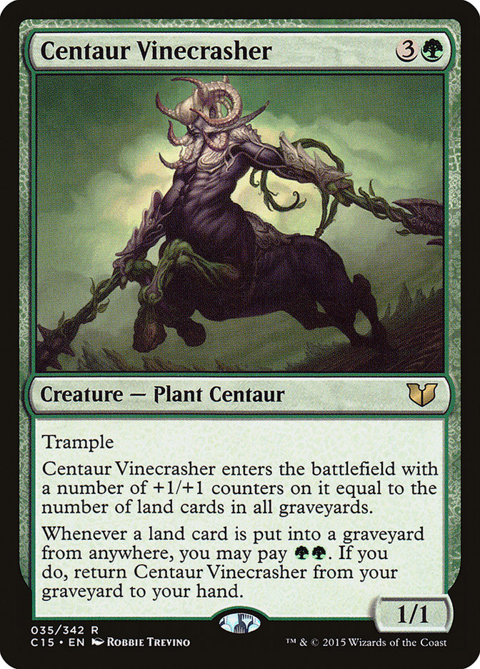 Centaur Vinecrasher [Commander 2015] | Good Games Morley