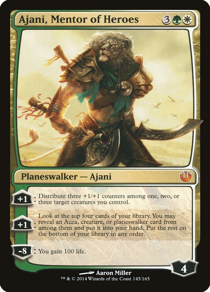 Ajani, Mentor of Heroes [Journey into Nyx] | Good Games Morley