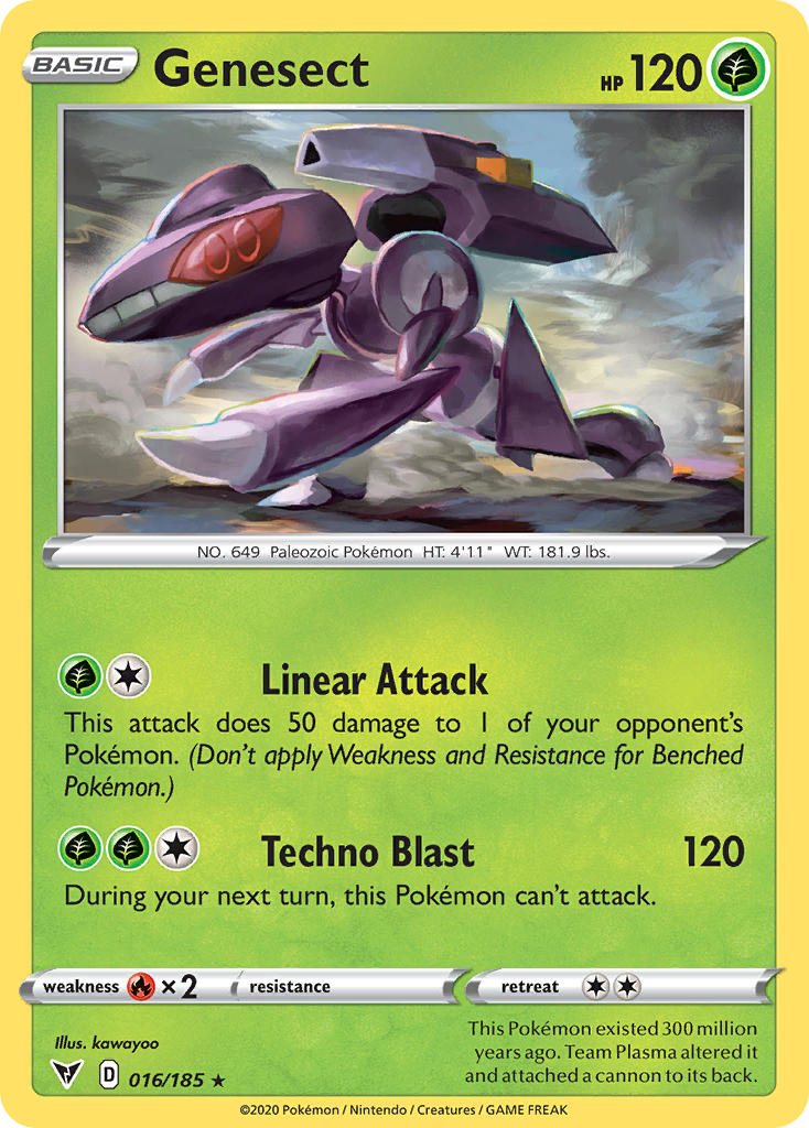 Genesect (016/185) [Sword & Shield: Vivid Voltage] | Good Games Morley