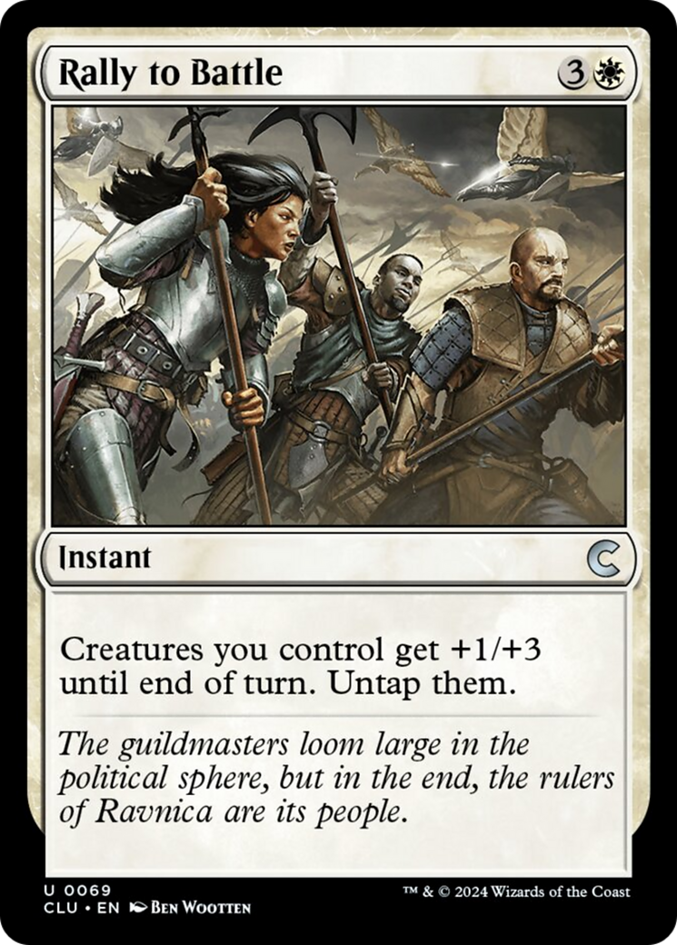 Rally to Battle [Ravnica: Clue Edition] | Good Games Morley