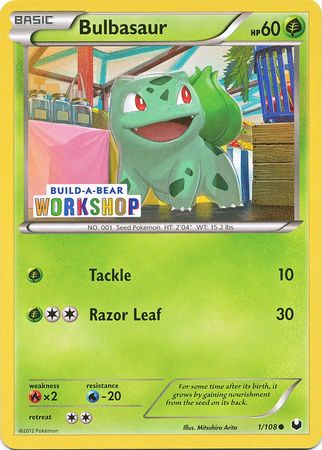 Bulbasaur (1/108) (Build A Bear Workshop Exclusive) [Black & White: Dark Explorers] | Good Games Morley