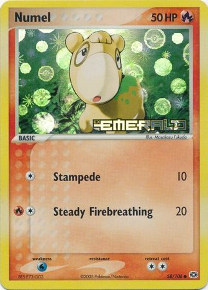 Numel (58/106) (Stamped) [EX: Emerald] | Good Games Morley