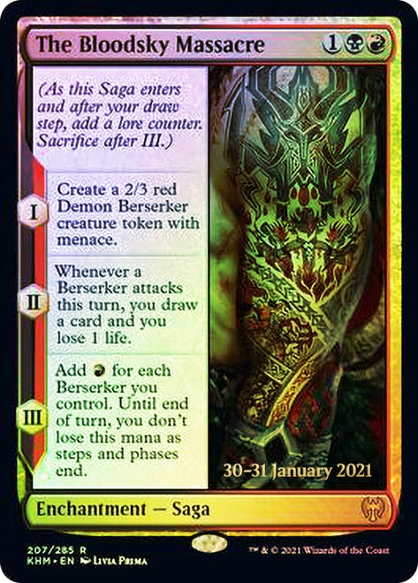 The Bloodsky Massacre [Kaldheim Prerelease Promos] | Good Games Morley