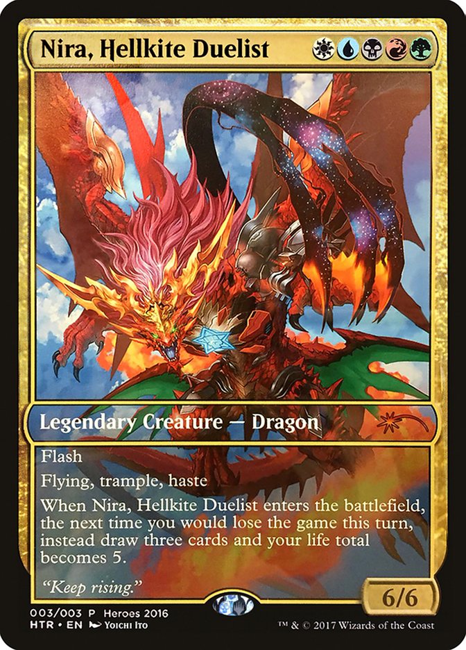 Nira, Hellkite Duelist [Heroes of the Realm] | Good Games Morley