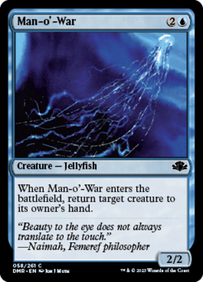 Man-o'-War [Dominaria Remastered] | Good Games Morley