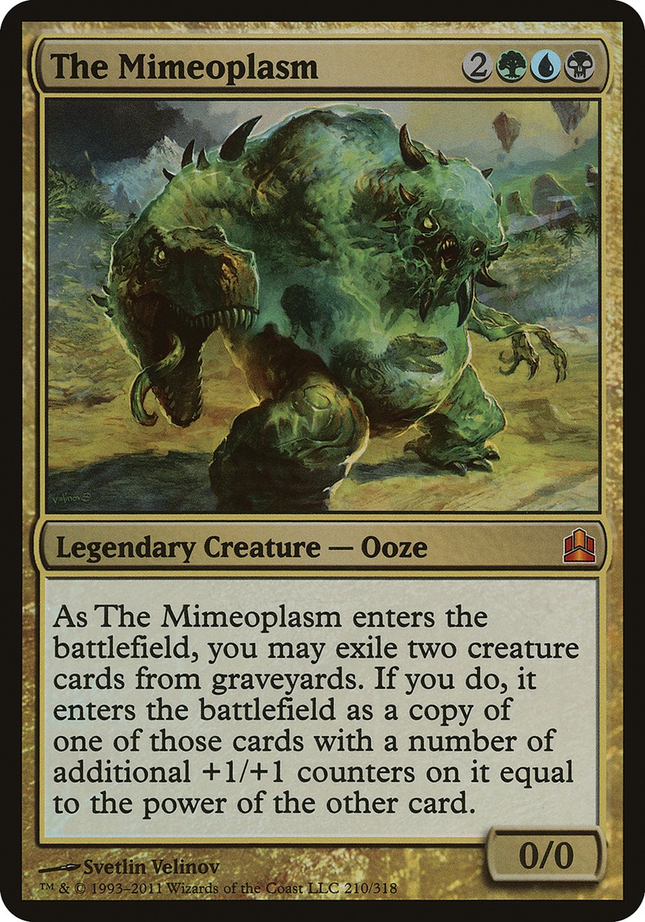 The Mimeoplasm (Oversized) [Commander 2011 Oversized] | Good Games Morley