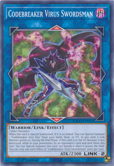 Codebreaker Virus Swordsman [ETCO-EN052] Common | Good Games Morley