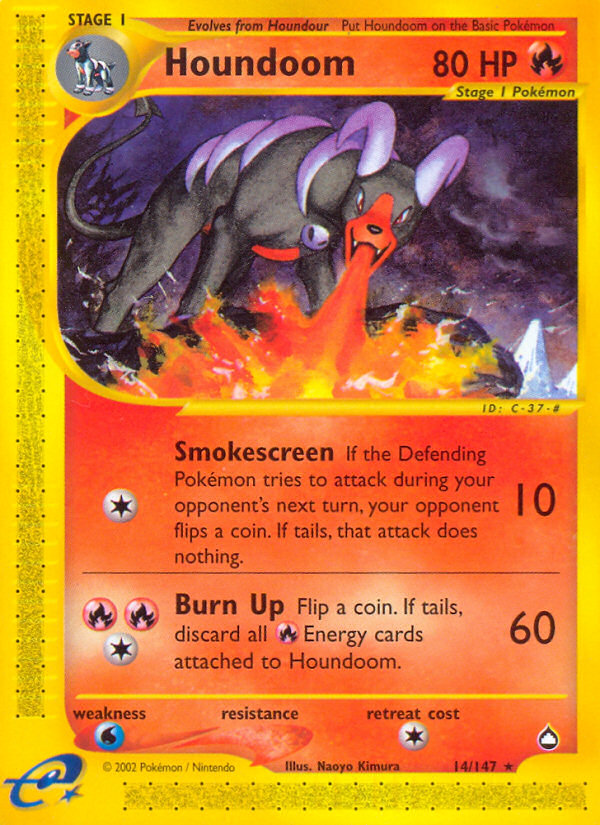 Houndoom (14/147) [Aquapolis] | Good Games Morley