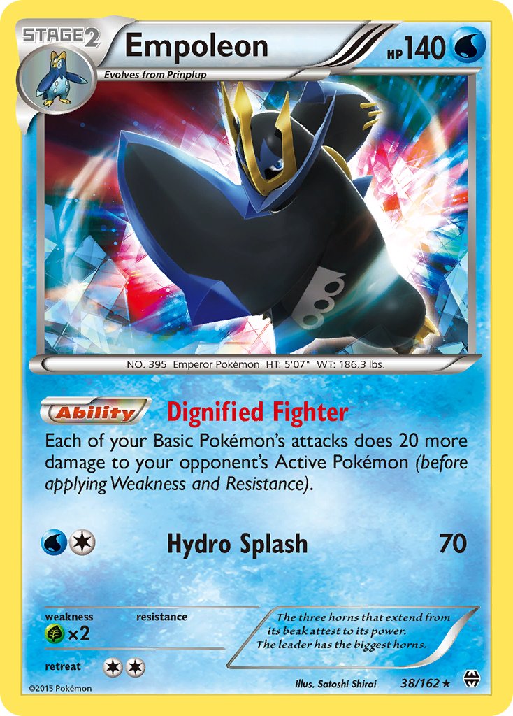 Empoleon (38/162) (Battle Arena Deck Exclusive) (Theme Deck Exclusive) [XY: BREAKthrough] | Good Games Morley
