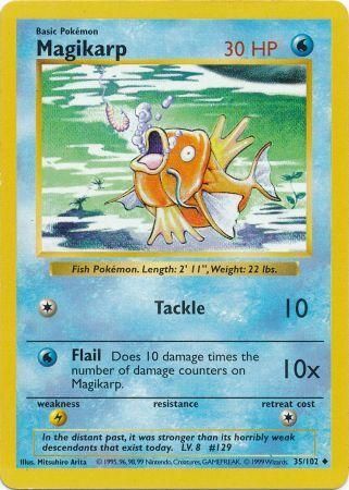 Magikarp (35/102) [Base Set Shadowless Unlimited] | Good Games Morley