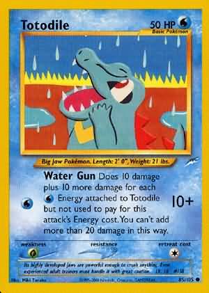Totodile (85/105) [Neo Destiny Unlimited] | Good Games Morley