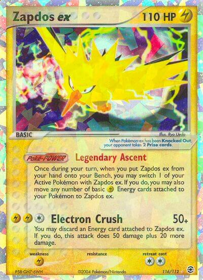 Zapdos ex (116/112) [EX: FireRed & LeafGreen] | Good Games Morley