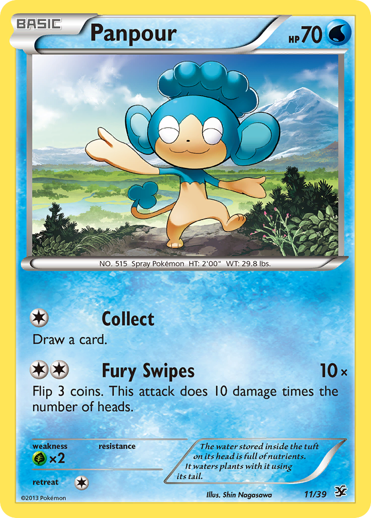 Panpour (11/39) [XY: Kalos Starter Set] | Good Games Morley