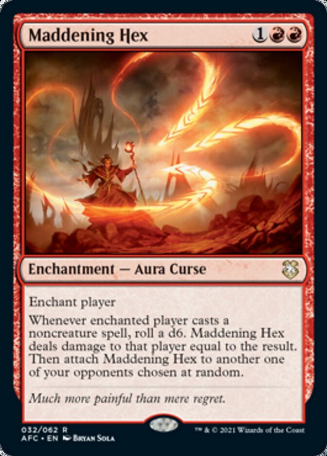 Maddening Hex [Dungeons & Dragons: Adventures in the Forgotten Realms Commander] | Good Games Morley