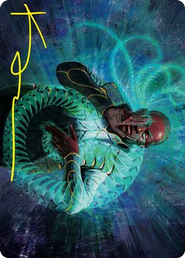 Biomathematician Art Card (Gold-Stamped Signature) [Strixhaven: School of Mages Art Series] | Good Games Morley