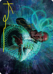 Biomathematician Art Card (Gold-Stamped Signature) [Strixhaven: School of Mages Art Series] | Good Games Morley