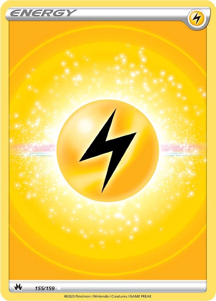 Lightning Energy (155/159) (Texture Full Art) [Sword & Shield: Crown Zenith] | Good Games Morley