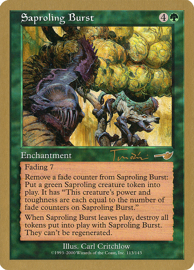 Saproling Burst (Jan Tomcani) [World Championship Decks 2001] | Good Games Morley