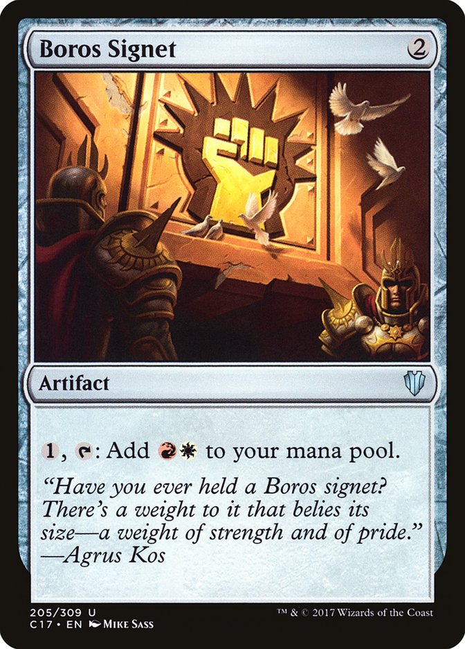 Boros Signet [Commander 2017] | Good Games Morley