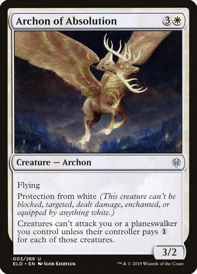 Archon of Absolution [Throne of Eldraine] | Good Games Morley