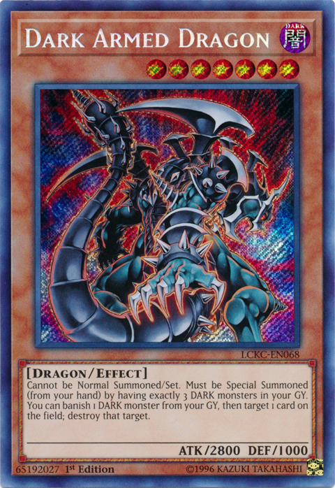 Dark Armed Dragon [LCKC-EN068] Secret Rare | Good Games Morley