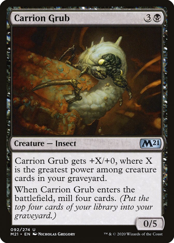 Carrion Grub [Core Set 2021] | Good Games Morley