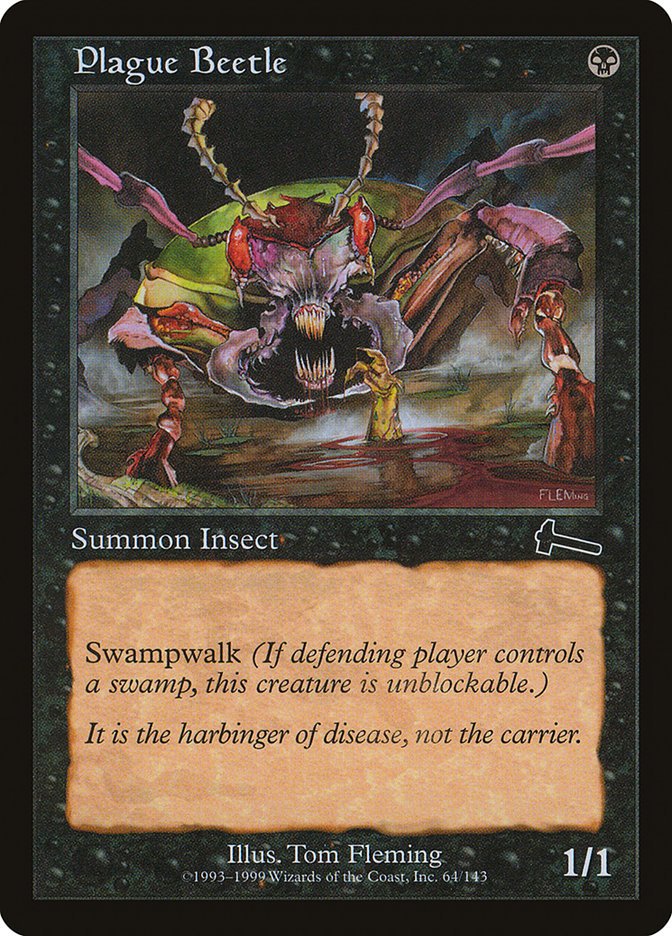 Plague Beetle [Urza's Legacy] | Good Games Morley