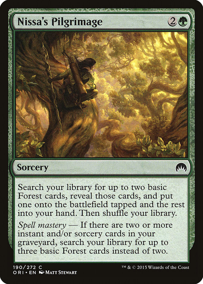 Nissa's Pilgrimage [Magic Origins] | Good Games Morley