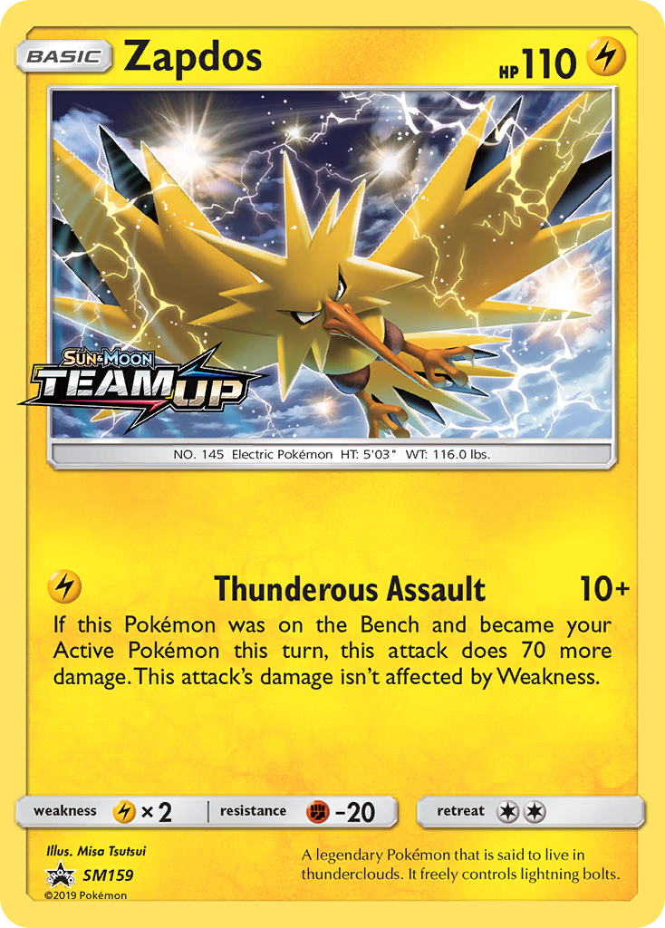 Zapdos (SM159) [Sun & Moon: Black Star Promos] | Good Games Morley