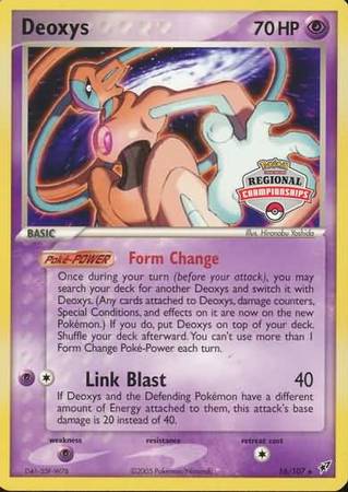 Deoxys (16/107) (Championship Promo) [EX: Deoxys] | Good Games Morley