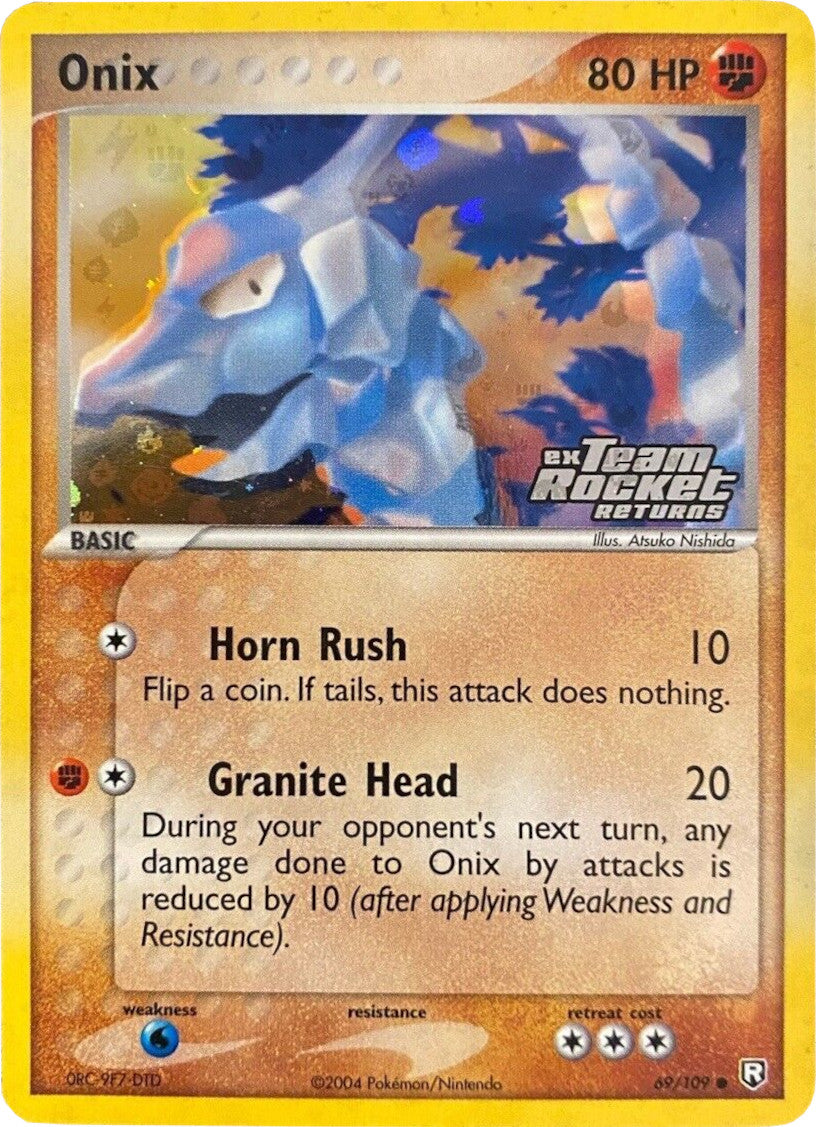 Onix (69/109) (Stamped) [EX: Team Rocket Returns] | Good Games Morley