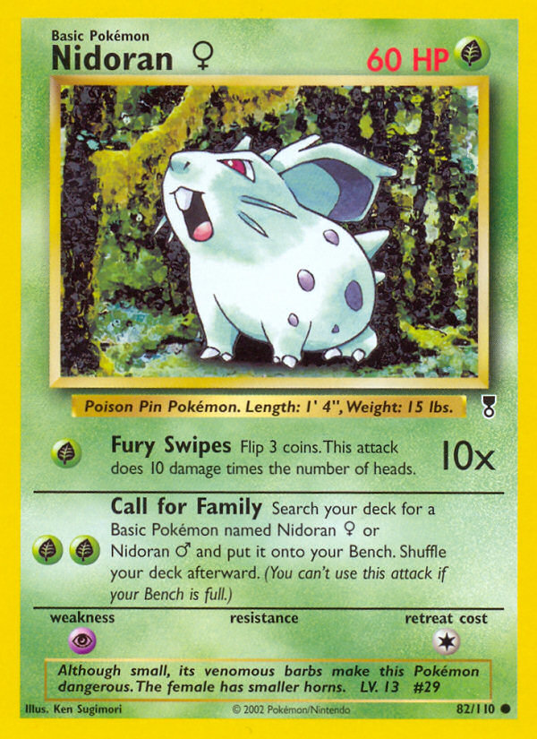 Nidoran (82/110) (Female) [Legendary Collection] | Good Games Morley