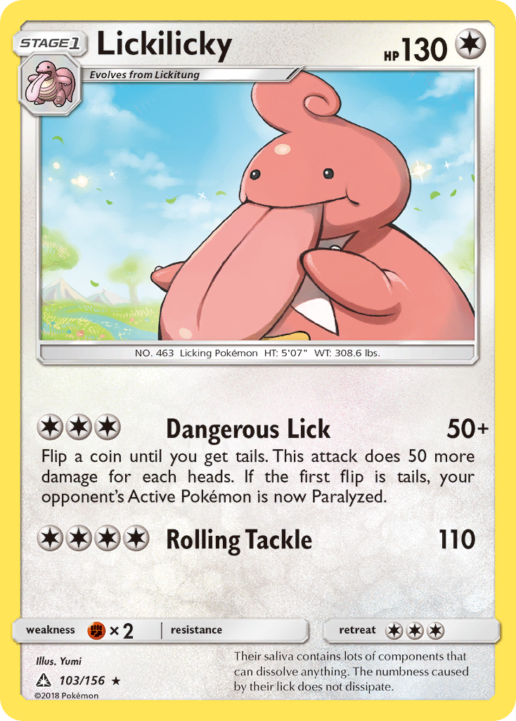 Lickilicky (103/156) [Sun & Moon: Ultra Prism] | Good Games Morley
