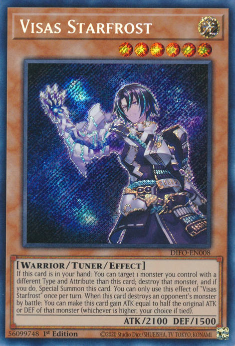 Visas Starfrost [DIFO-EN008] Secret Rare | Good Games Morley