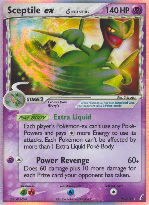 Sceptile ex (96/100) (Delta Species) [EX: Crystal Guardians] | Good Games Morley