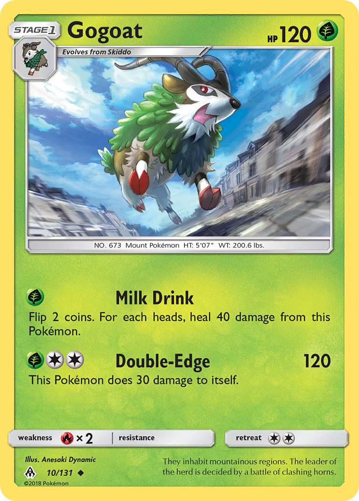 Gogoat (10/131) [Sun & Moon: Forbidden Light] | Good Games Morley