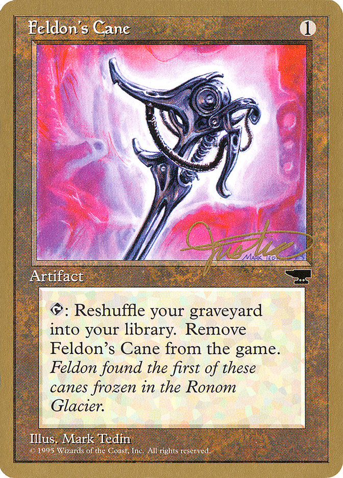 Feldon's Cane (Mark Justice) [Pro Tour Collector Set] | Good Games Morley