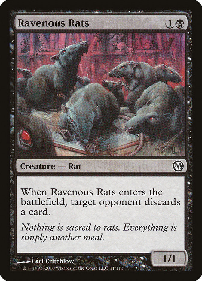 Ravenous Rats [Duels of the Planeswalkers] | Good Games Morley