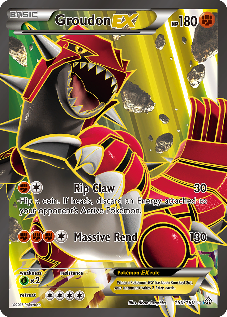 Groudon EX (150/160) [XY: Primal Clash] | Good Games Morley
