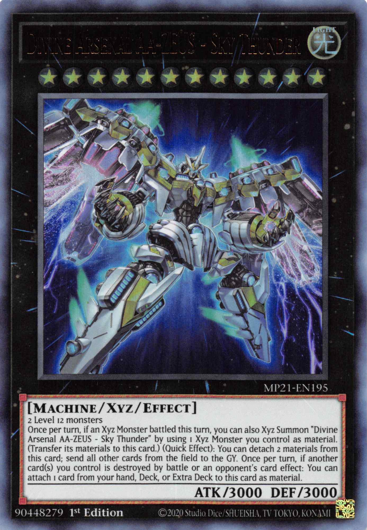 Divine Arsenal AA-ZEUS - Sky Thunder [MP21-EN195] Ultra Rare | Good Games Morley