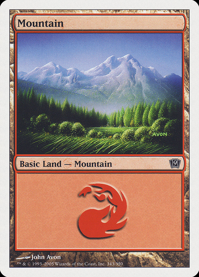 Mountain (343) [Ninth Edition] | Good Games Morley