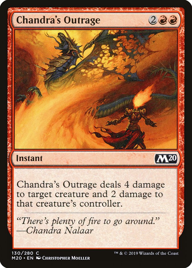 Chandra's Outrage [Core Set 2020] | Good Games Morley