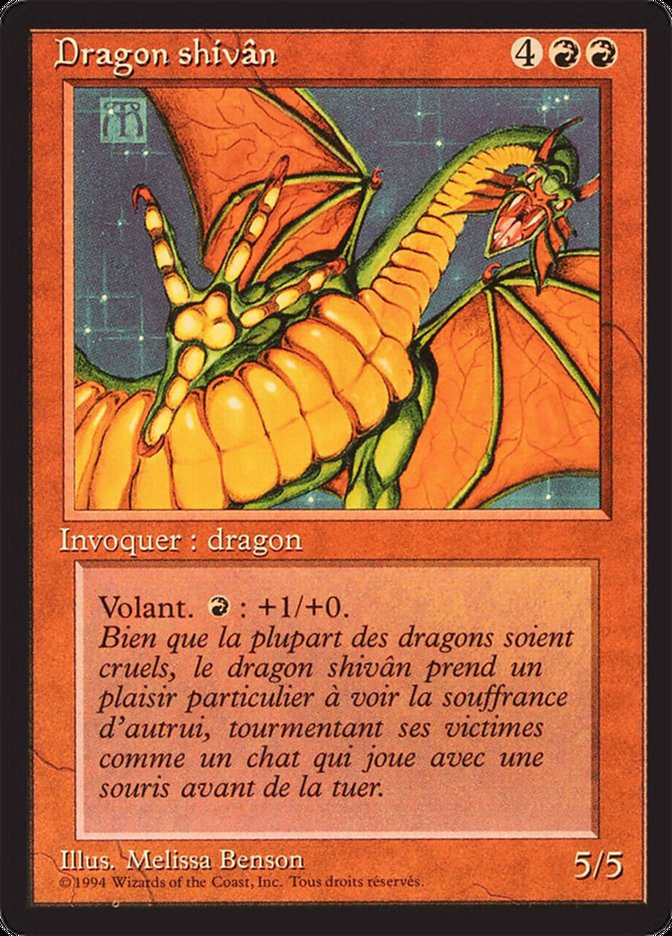 Shivan Dragon [Foreign Black Border] | Good Games Morley