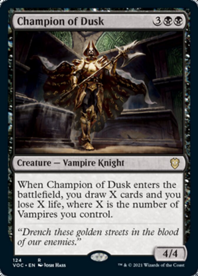 Champion of Dusk [Innistrad: Crimson Vow Commander] | Good Games Morley