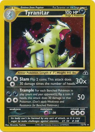 Tyranitar (12/75) [Neo Discovery Unlimited] | Good Games Morley