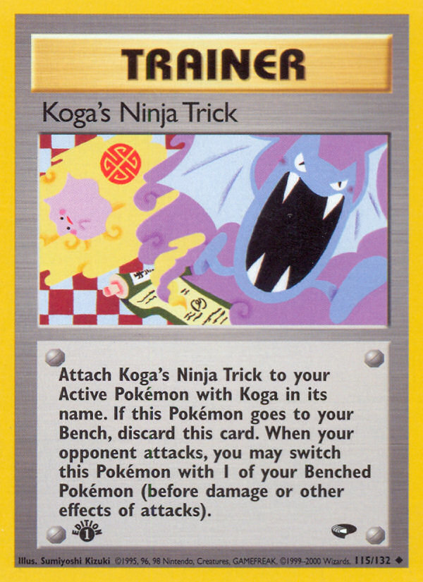 Koga's Ninja Trick (115/132) [Gym Challenge 1st Edition] | Good Games Morley