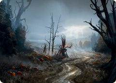 Overgrown Farmland Art Card [Innistrad: Midnight Hunt Art Series] | Good Games Morley